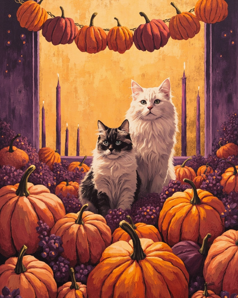 Halloween e-card design