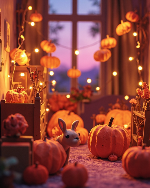 Halloween e-card design