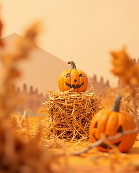 Halloween e-card design