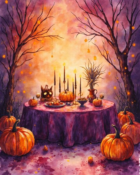 Halloween e-card design