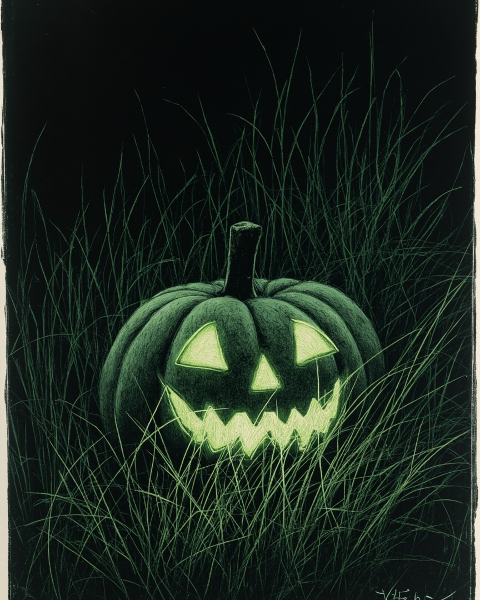Halloween e-card design