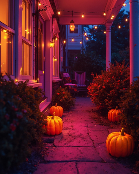 Halloween e-card design