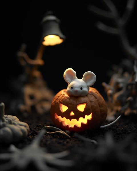 Halloween e-card design