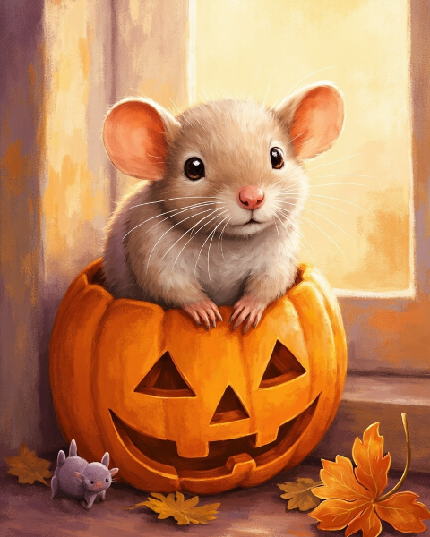 Halloween e-card design