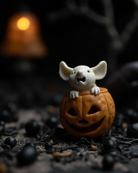 Halloween e-card design