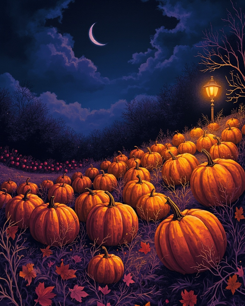 Halloween e-card design