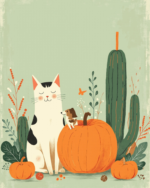 Halloween e-card design