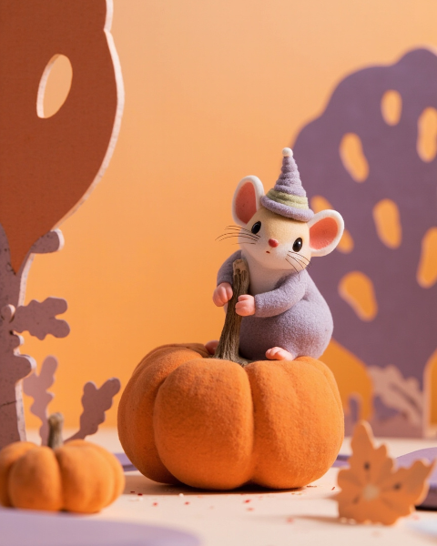 Halloween e-card design