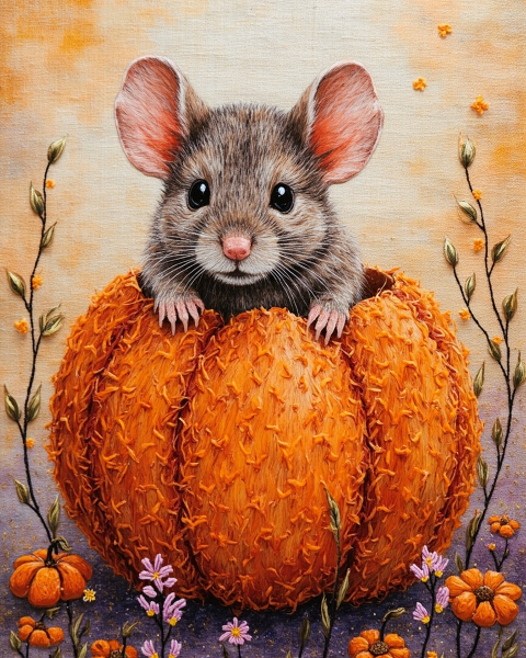 Halloween e-card design