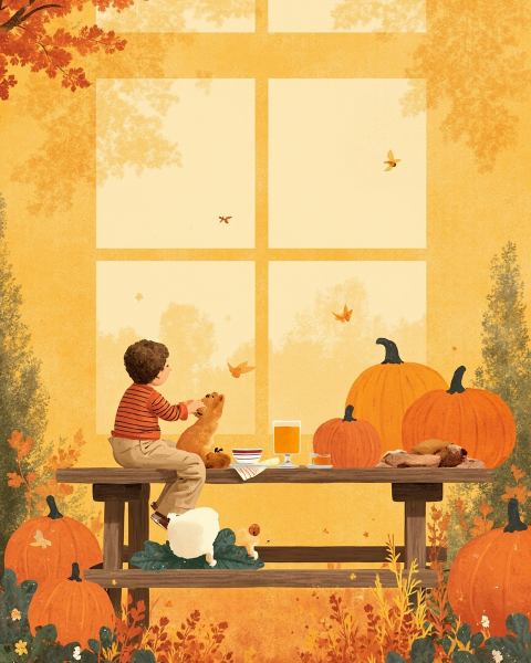 Halloween e-card design