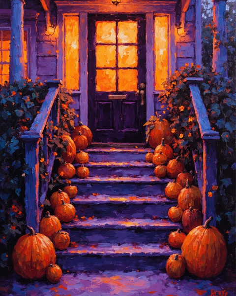 Halloween e-card design