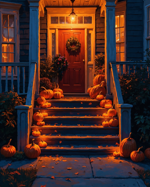 Halloween e-card design