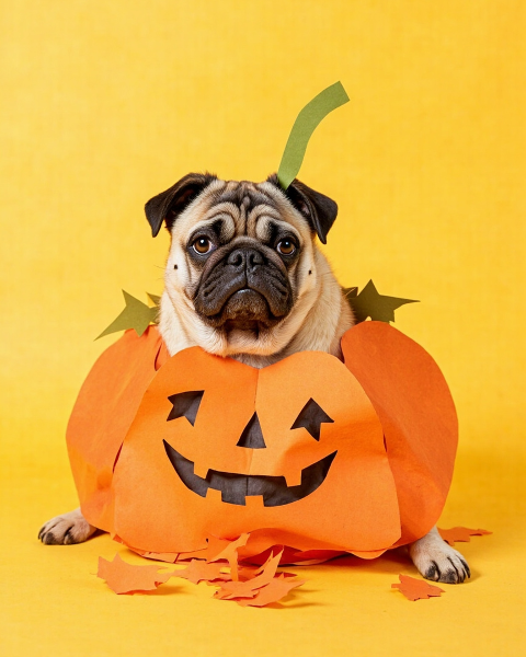Halloween e-card design