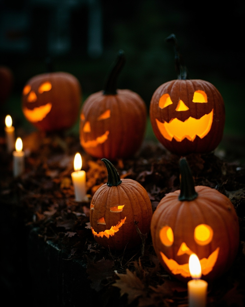 Halloween e-card design