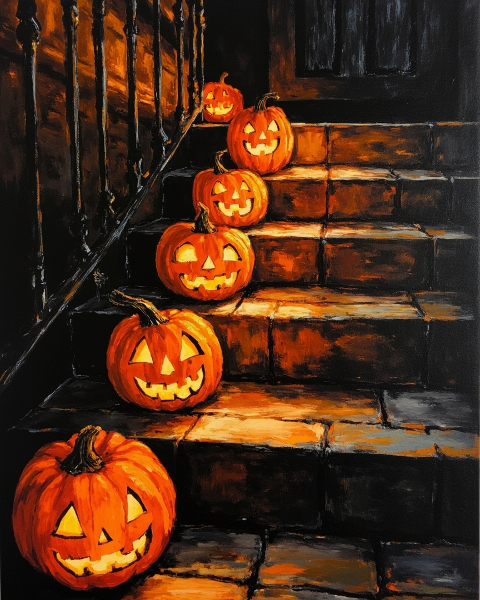Halloween e-card design