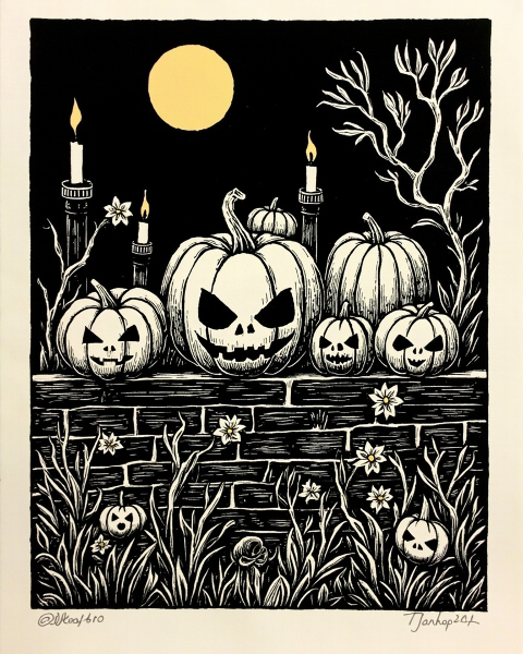 Halloween e-card design