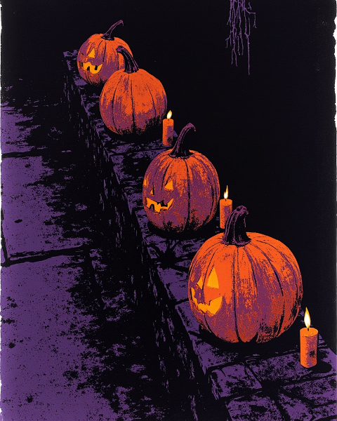 Halloween e-card design