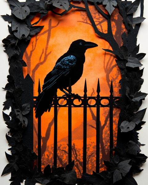 Halloween e-card design