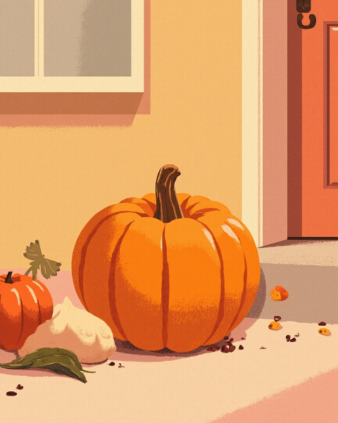 Halloween e-card design