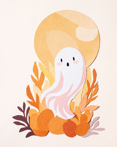 Halloween e-card design