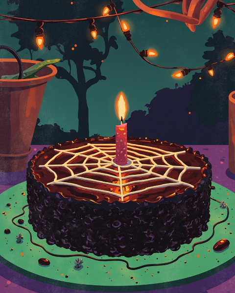 Halloween e-card design