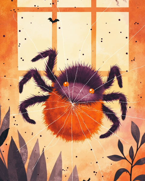 Halloween e-card design