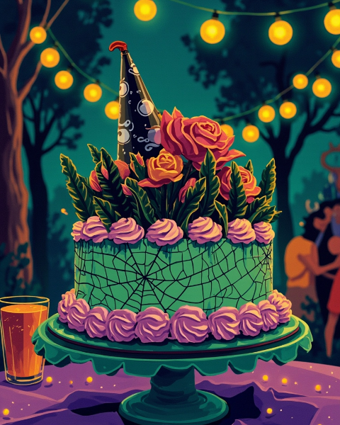Halloween e-card design