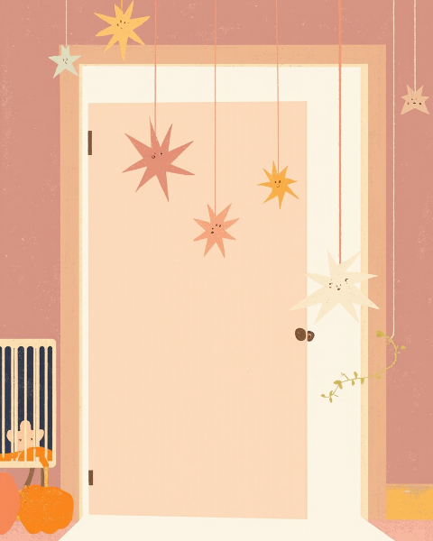 Halloween e-card design
