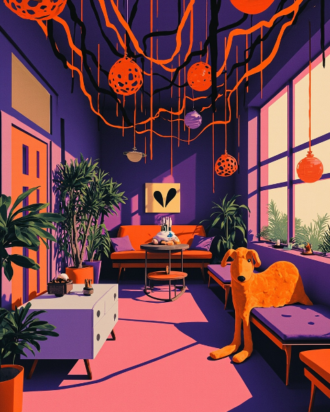 Halloween e-card design