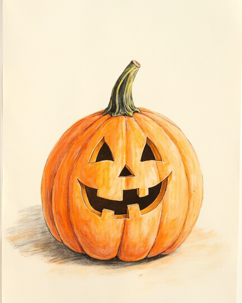 Halloween e-card design