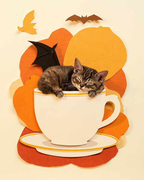 Halloween e-card design