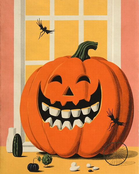 Halloween e-card design