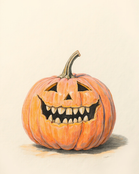 Halloween e-card design