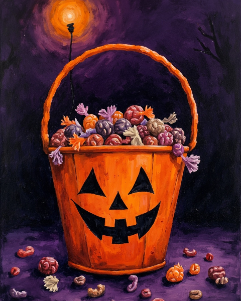 Halloween e-card design