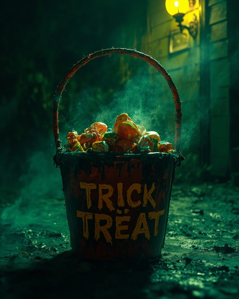 Halloween e-card design