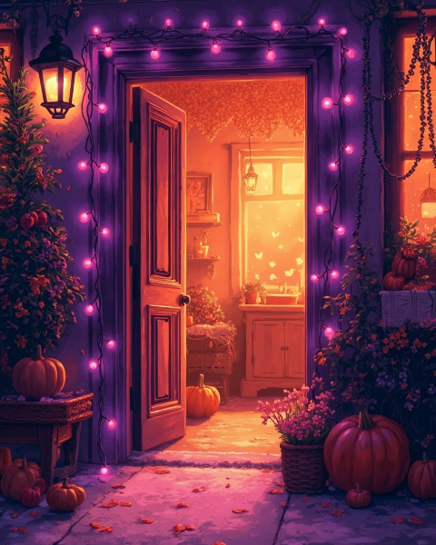Halloween e-card design