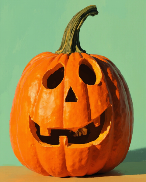 Halloween e-card design