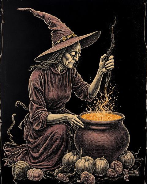 Halloween e-card design