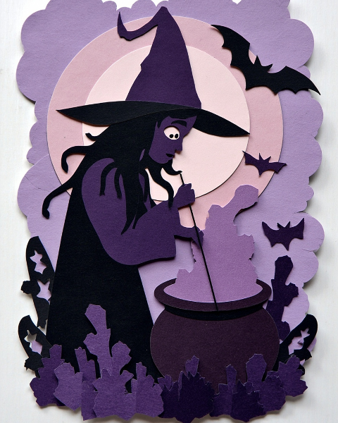 Halloween e-card design