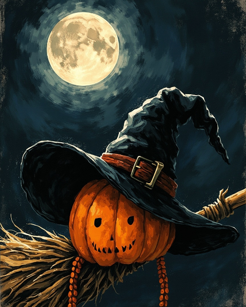 Halloween e-card design