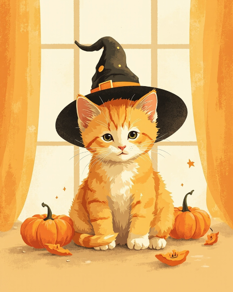 Halloween e-card design