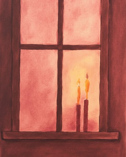 Hanukkah e-card design