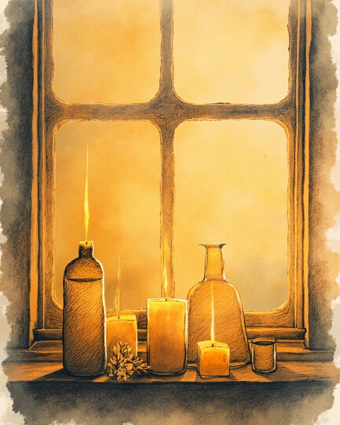Hanukkah e-card design
