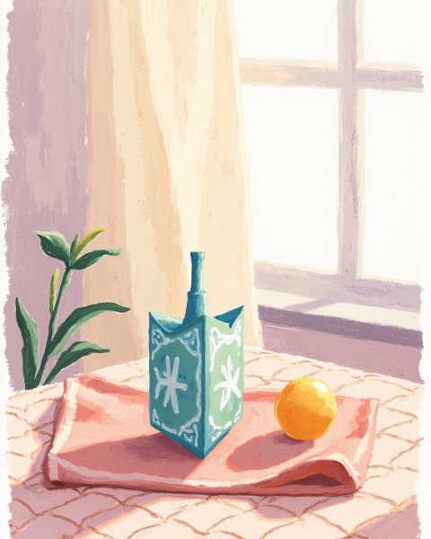 Hanukkah e-card design