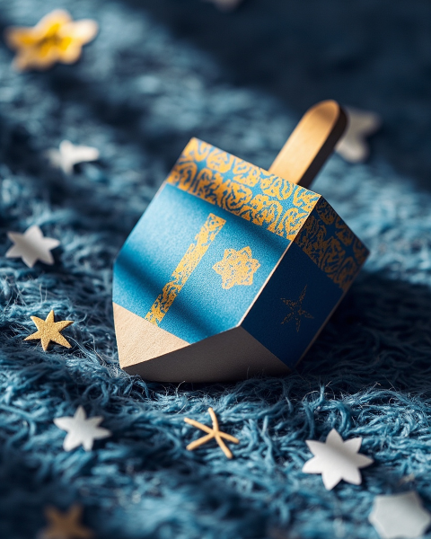 Hanukkah e-card design