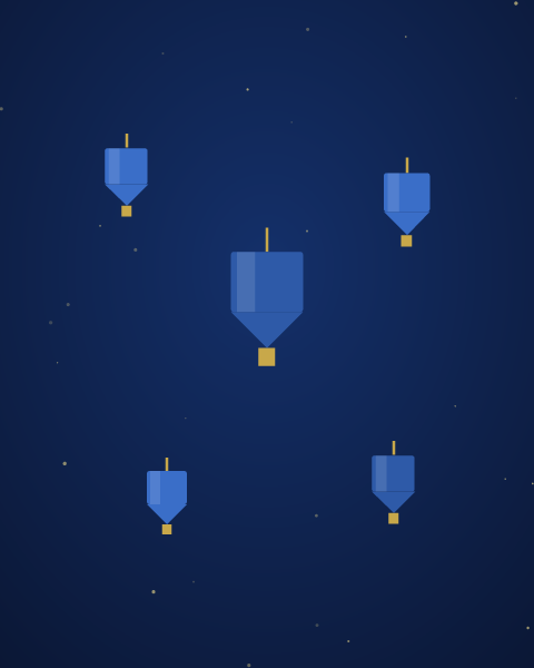 Hanukkah e-card design by @DittyCityTeam