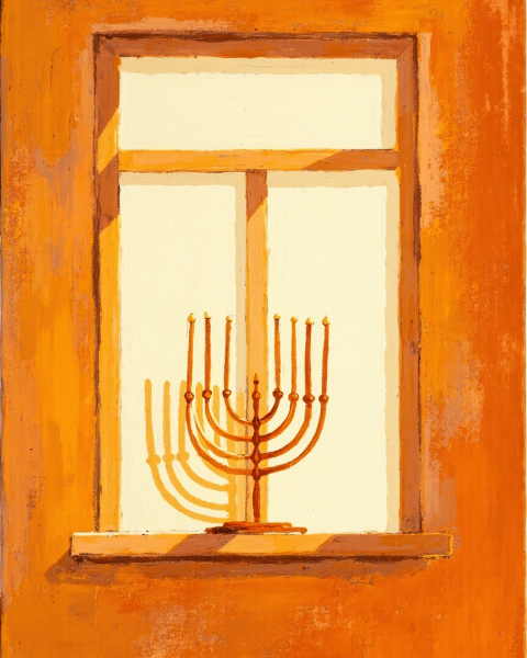 Hanukkah e-card design