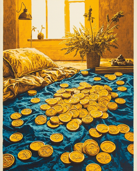 Hanukkah e-card design