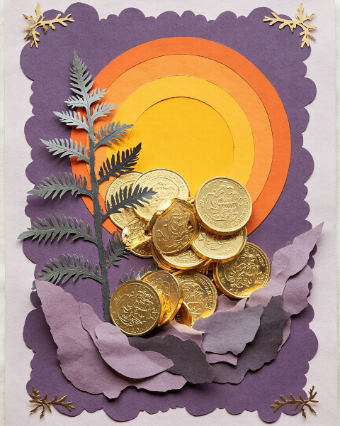 Hanukkah e-card design