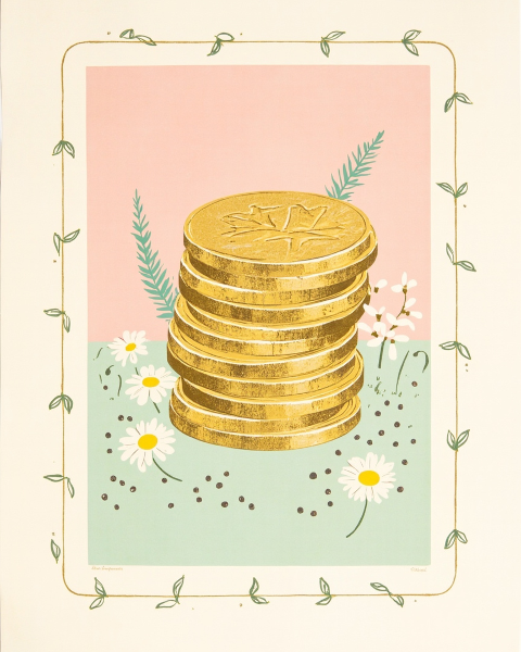 Hanukkah e-card design